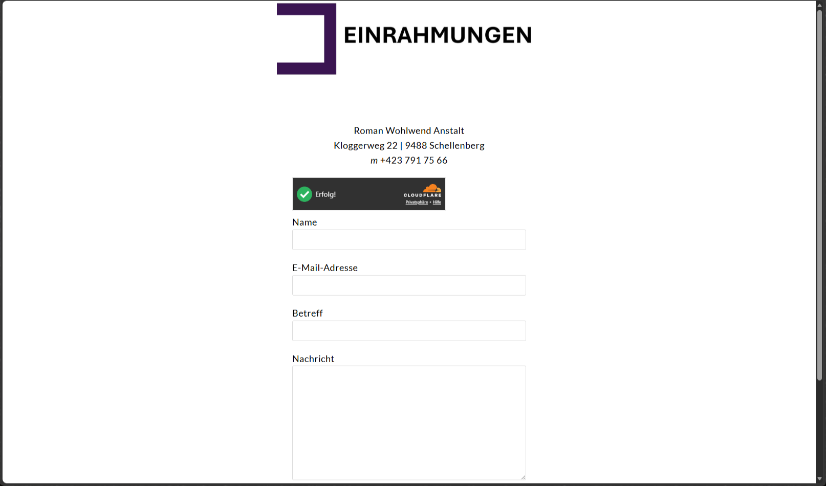 Einrahmungen