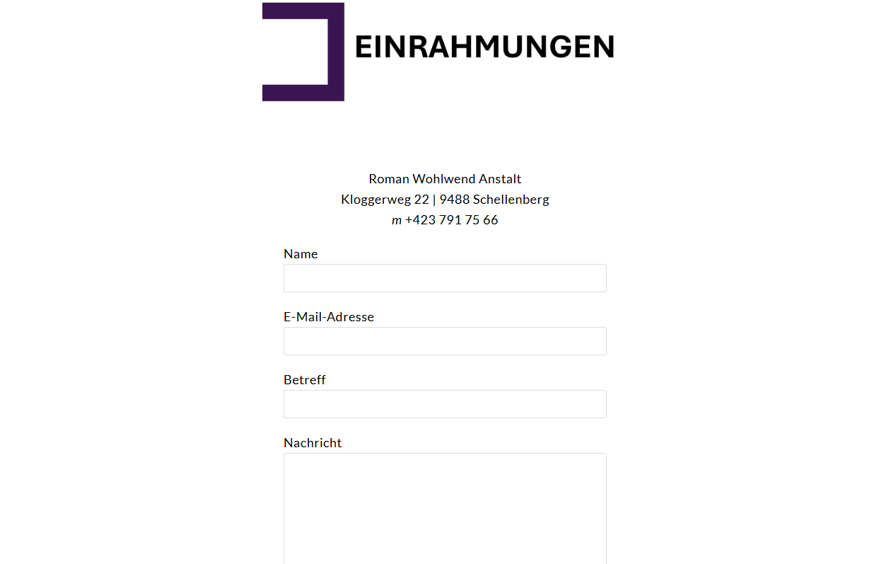 Einrahmungen